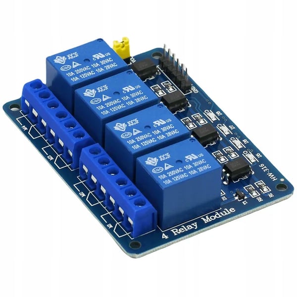 Rosfix 4-kanals 5v Arduino relæmodul