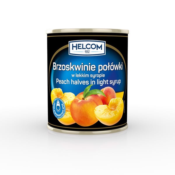 Helcom persikanpuolikkaat kevyessä siirapissa 425 ml Helcom persikanpuolikkaat kevyessä siirapissa 425 ml