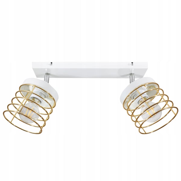 Lofthængende lampe med gylden LED-loftlampe