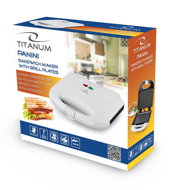 Titanium "Panini" sandwichmaskine