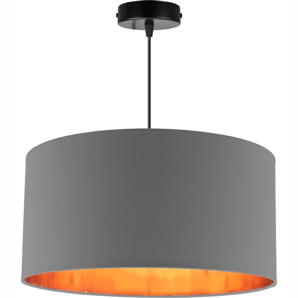 LOFTSLAMPE MED GYLDET LED-SKÆRM
