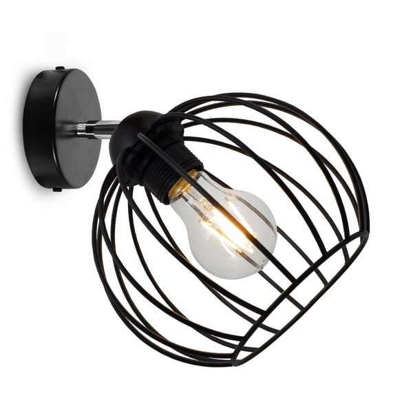 LOFTSLAMPE EDISON RETRO LED VÆGLAMPE