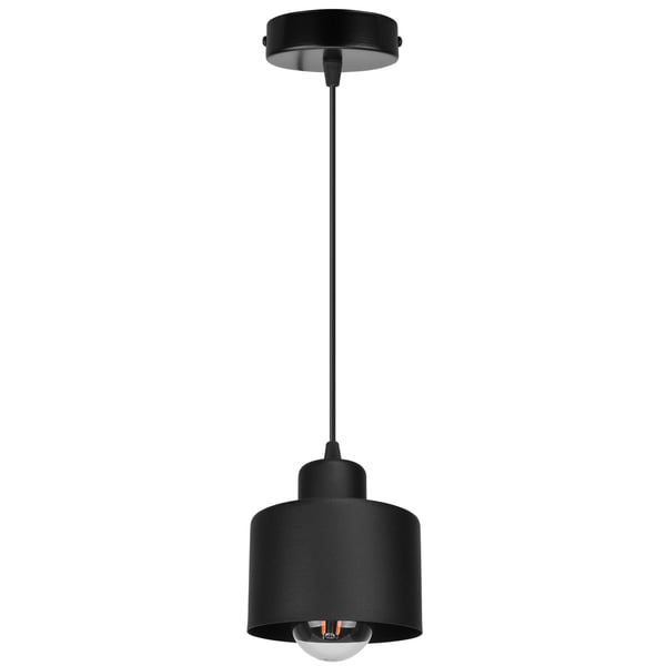 LED-lofthængende lampe i metal med lysekrone