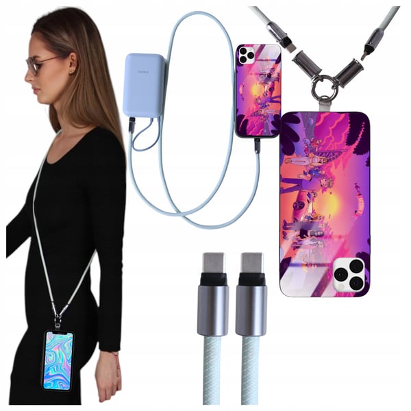 USB-C-kaapeli, USB-C-pikalataus, puhelimen latausnaru, pitkä