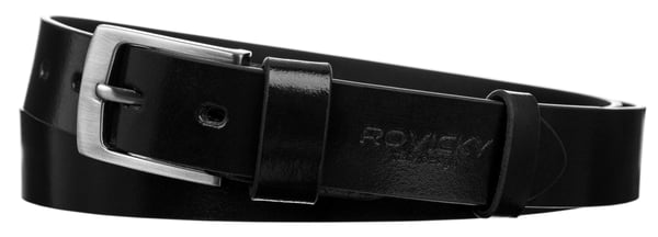 M läderbälte WAS PLW-R-1 105 svart