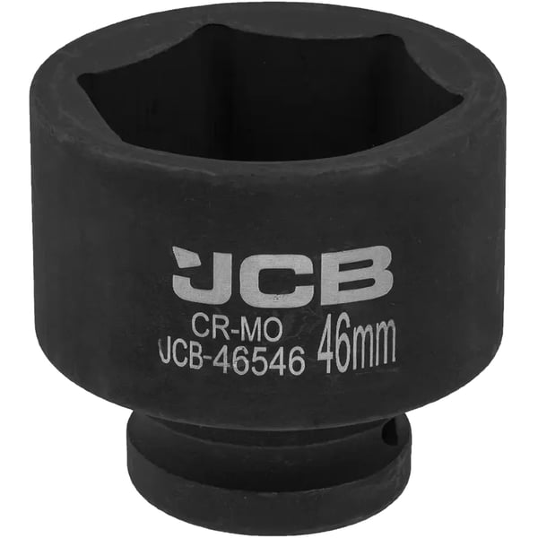 JCB Slagtopnøgle 3/4" 46 mm 6-punkts Cr-Mo topnøgle