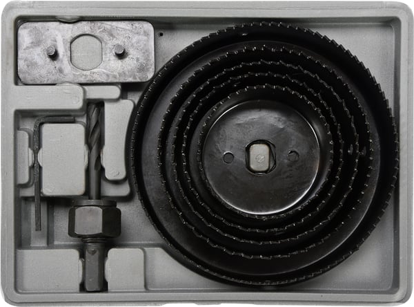 PUINEN REIKÄLEIKKURI 64-127 MM 8 OSAA - W-22571