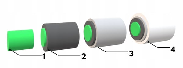 Lanberg SM SC/APC-SC/APC simplex fiberoptisk patchkabel 3,0 mm G657A2 5 m hvid