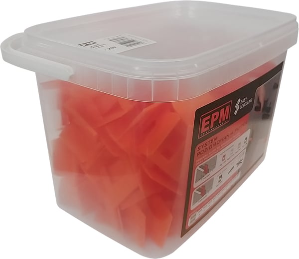NEMME NIVELLERINGSKLIPP TIL FLISEINSTALLATION 200 STK. 1 MM - E-315-8810