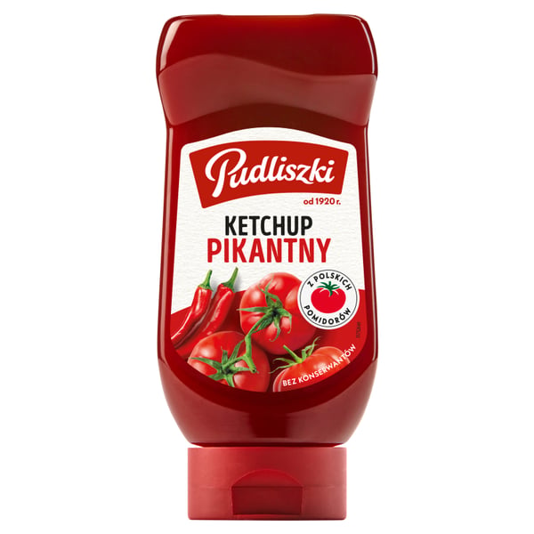 Pudliszki Tulinen Ketsuppi 480 g