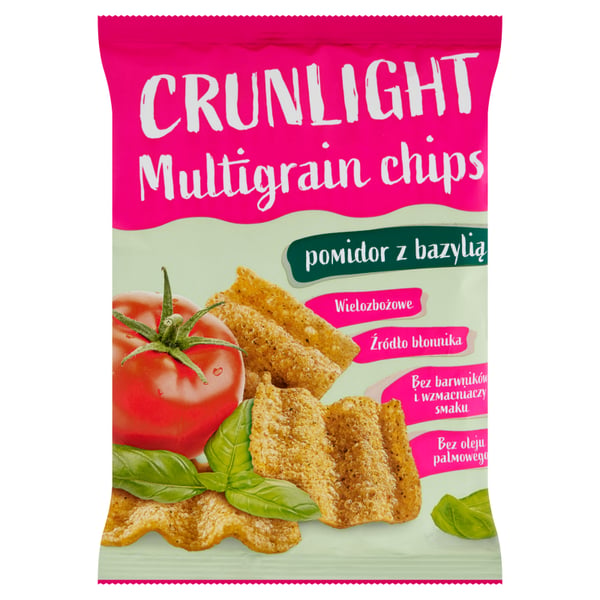 Crunlight Moniviljalastut Tomaatti ja Basilika 70g