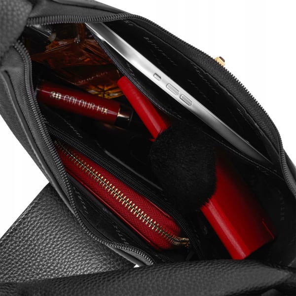 Reese BTF-15-GR rundad damhandväska svart