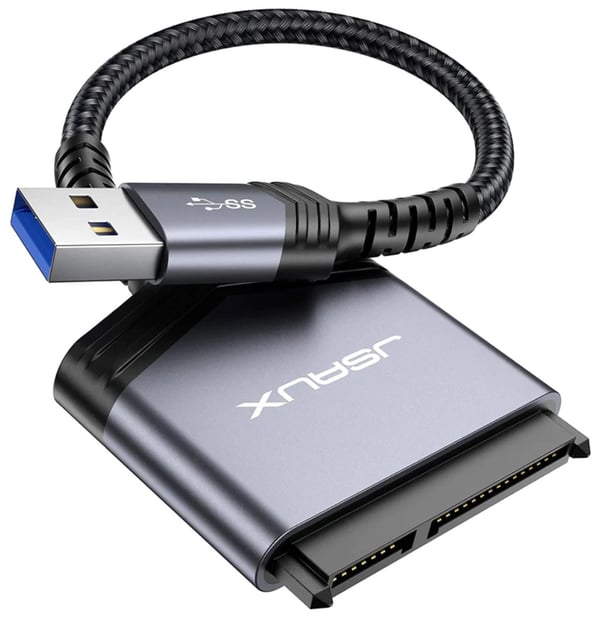 USB 3.0 jsaux-adapter til SATA III 2,5" SSD/HDD