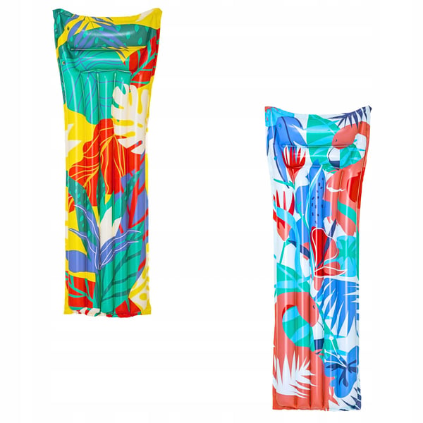 Bestway uppblåsbar vattensolstol för simning 183x69 cm strand sommar
