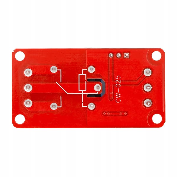 Rosfix 1-kanals relæmodul 5V H/L 10A Arduino