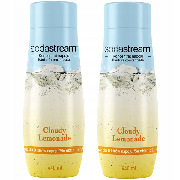 2 SodaStream-tiivisteen setti, 2 kpl limonadia