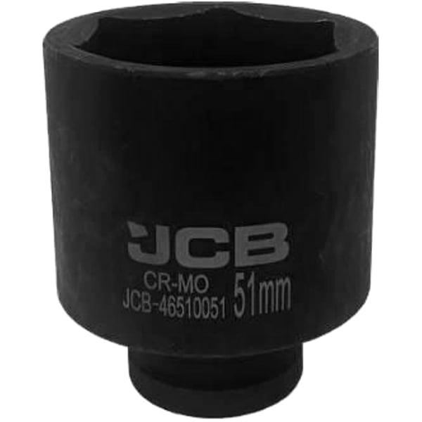 JCB DYB SLAGTOPPENØGLE 3/4" Cr-Mo 6-kant 51 mm TOPNØGLE