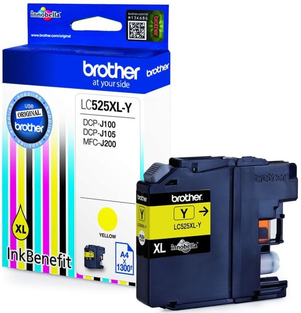 Brother 525XLY Gul XL-blæk