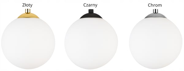 Hængende loftlampe, plafon, kugle, gylden krom, LED