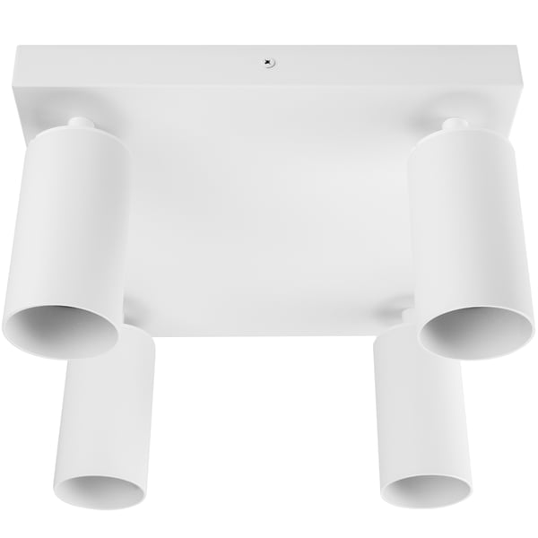 Taklampa plafond SPOT TUBA reflektor armatyr halogen 4x GU10 TABULA LUMILED