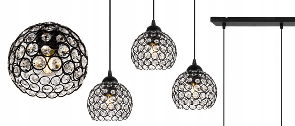 HÆNGELAMPE LYKRONE TIL LOFT LED KRYSTAL