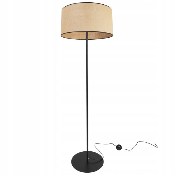 GULVLAMPE MED STÅENDE METALSKÆRM 40 CM