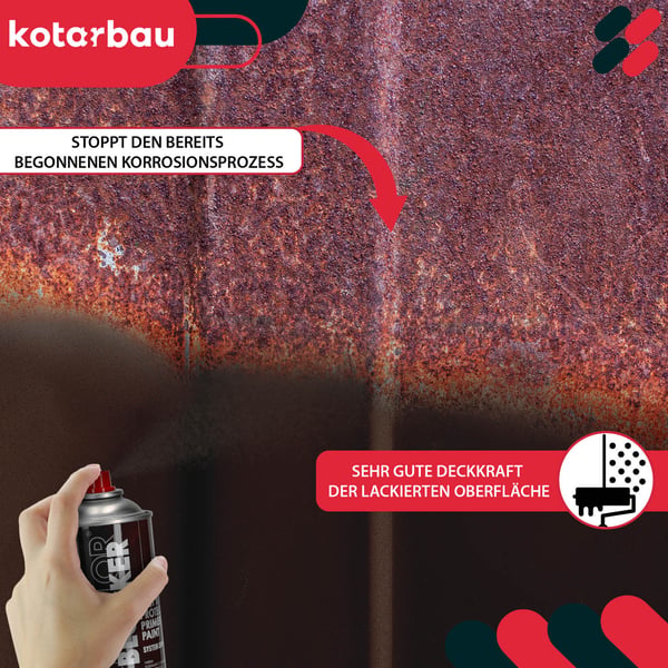 Rustsplejt til metalstakitter og porte beskyttende brun RAL 8017 400 ml
