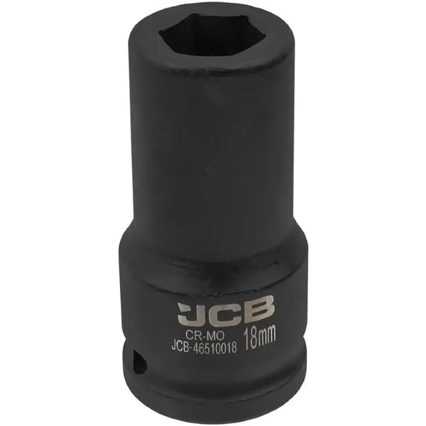 JCB DYB SLAGTOPPENØGLE 3/4" Cr-Mo 6-kant 18 mm TOPNØGLE