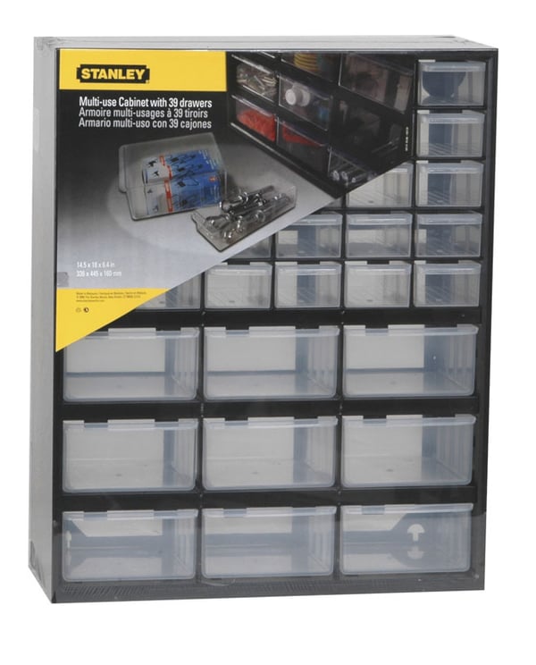 STÅENDE ORGANISATOR - 39 LÅDOR - S/93-981-1