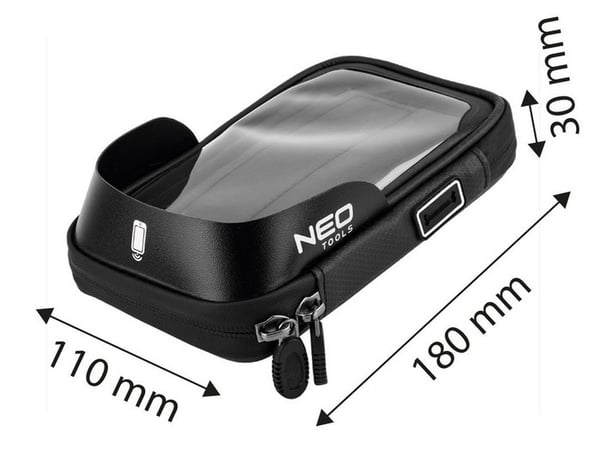 MOBILTELEFONHOLDER TIL CYKEL, ALUMINIUM - T N91-001