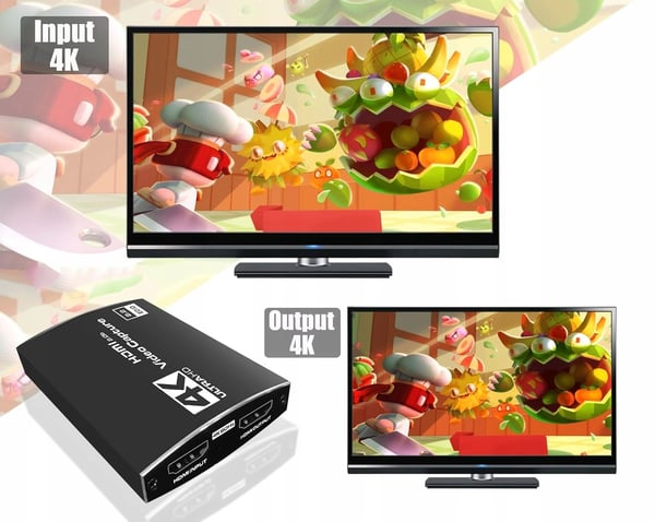 VIDEOFÅNGSKORT BILDGRABBER HDMI 2.0 USB STREAMING AV VIDEO 4K