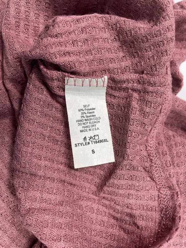 Rosa designerbluse hvid birk S
