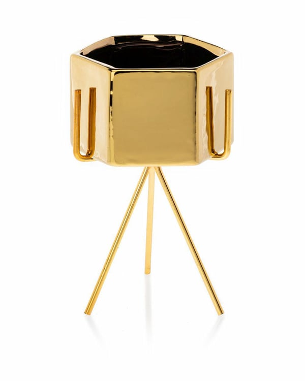 Sashi Guld Blomkruka 18,5 cm