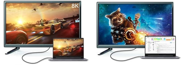 USB-C DisplayPort-kabel 1.4 8K 60Hz 4K 144Hz MacBook