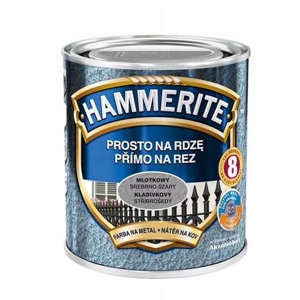 EMALJE HAMMERITE SØLVGRÅ 0,7L - 5EMHA.SSZ0,7 EMALJE HAMMERITE SØLVGRÅ 0,7L - 5EMHA.SSZ0,7
