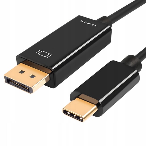 USB-C DisplayPort DP 4K 60Hz 1,8m Thunderbolt USB C 3.1-kabel til skærm