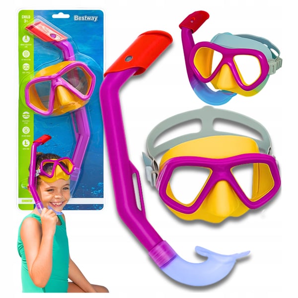 Bestway Dykkersæt - Maske med snorkel og svømmebriller Bestway Dykkersæt - Maske med snorkel og svømmebriller