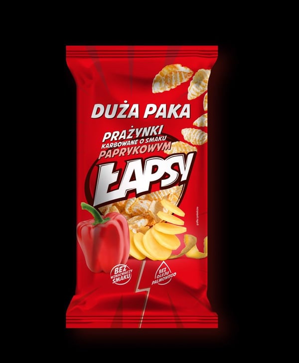 Łapsy Rapeita Paprikapalleroita 110 g