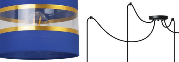 Loftshængende lampe lysekrone lampeskærm moderne