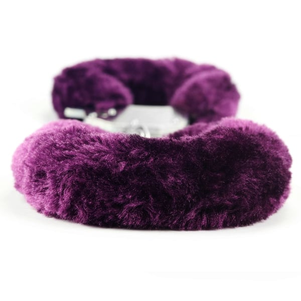 Lovetoy fluffy håndjern (lilla)