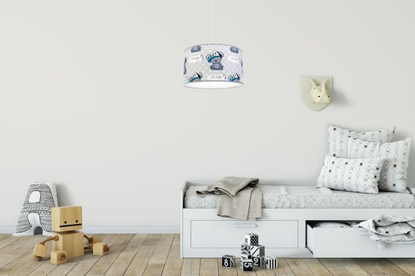 Lofthængende lampe til børn, LED-lampeskærm