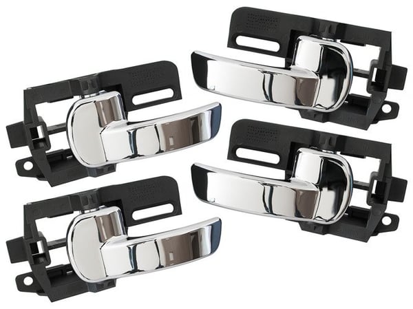 Nissan Qashqai 2007- innerdörrhandtag KROM 4-delars set