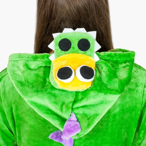 Kvinders kigurumi pyjamas krokodille varm heldragt XL heldragt A105 - S