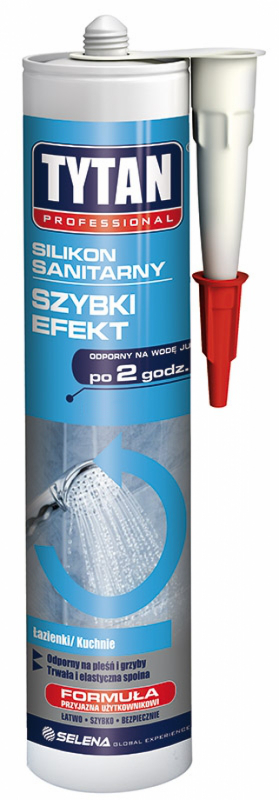 SANITÆR SILIKONE TURBO EFFEKT 280ML HVID - SIL S SE BI