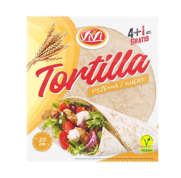 Vivi Vehnätortilla 4+1 240 g
