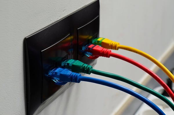 Patchkabel digitus UTP kat. 5e 1m PVC rød