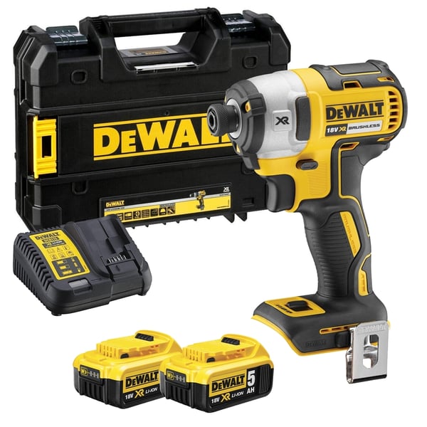 AKKUDRØR 18V ​​1/4'' 2*5.0AH LI-LON - DW DCF887P2