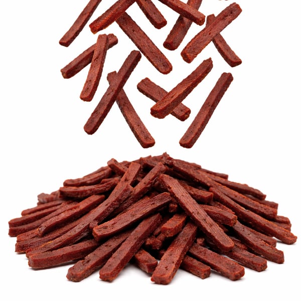 Mr. Pretzel delikatess hundsnacks kaninstrimler 500g