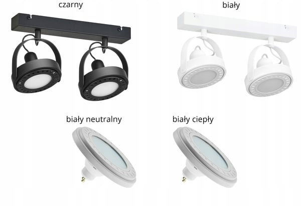 MODERN LED-TAKSPOTLIGHT-LAMPA