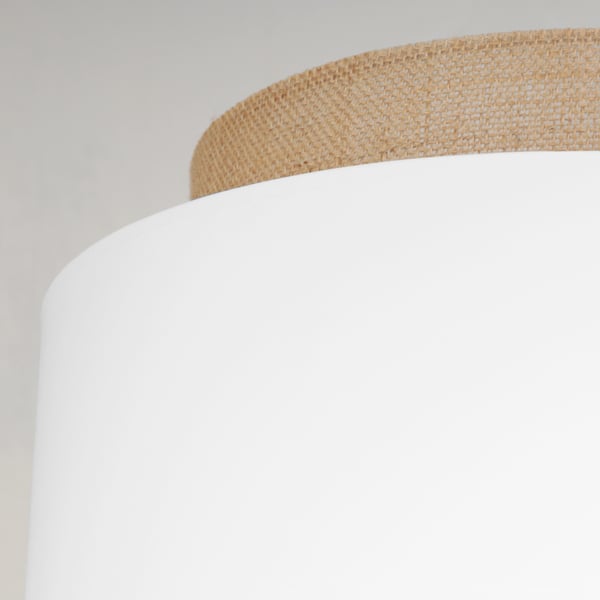 Hængende lampe, loftslysekrone, lampeskærm, boho juta